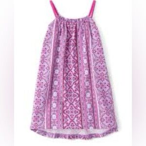 Pink and Purple Patterned Dress
